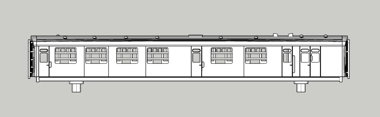 (image for) SR Bulleid Eastleigh 6 cmpt Brake Comp - d2406 - Loose